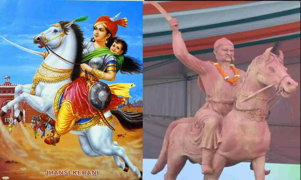 जन्मस्थल और कर्मस्थल, महारानी लक्ष्मीबाई और पराक्रमी बाबू वीर कुंवर सिंह जन्मस्थल और कर्मस्थल, महारानी लक्ष्मीबाई और पराक्रमी बाबू वीर कुंवर सिंह