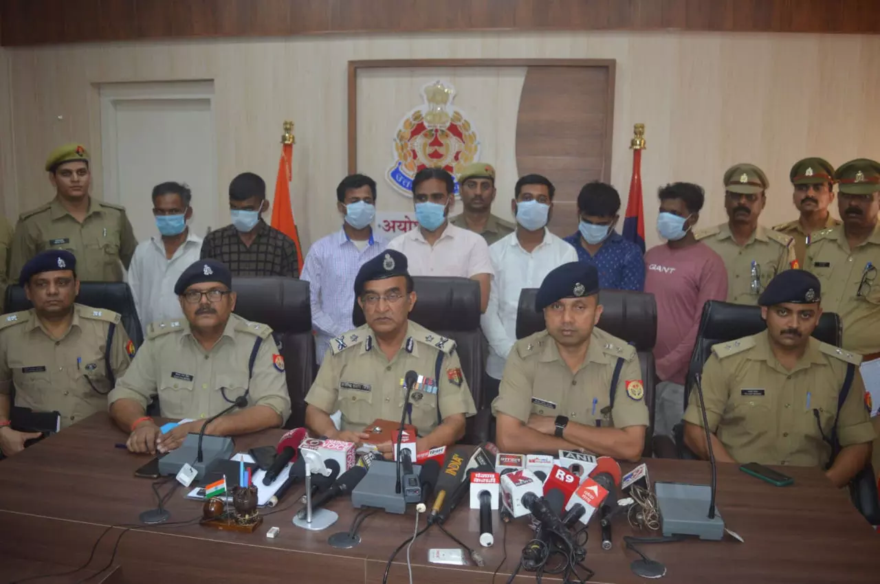 अयोध्या का माहौल बिगाड़ने की साजिश रचने वाले सात आरोपी गिरफ्तार