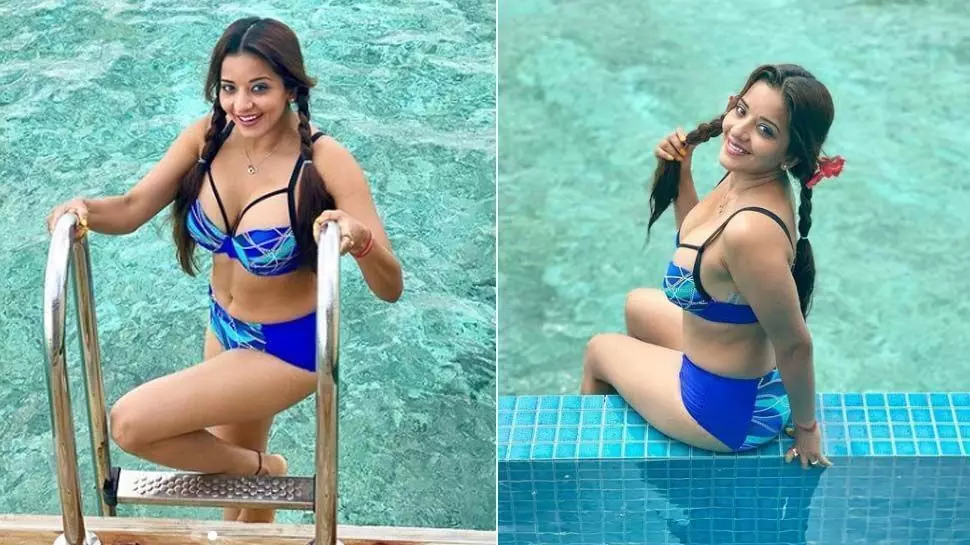 Bhojpuri actress Monalisa got a bold photoshoot done poolside wearing a  bikini | भोजपुरी एक्ट्रेस मोनालिसा ने बिकिनी पहन पूलसाइड पर करवाया बोल्ड  फोटोशूट