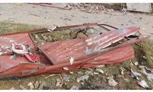 बिजनौर में पटाखा गौदाम में विस्फोट बिजनौर में पटाखा गौदाम में विस्फोट