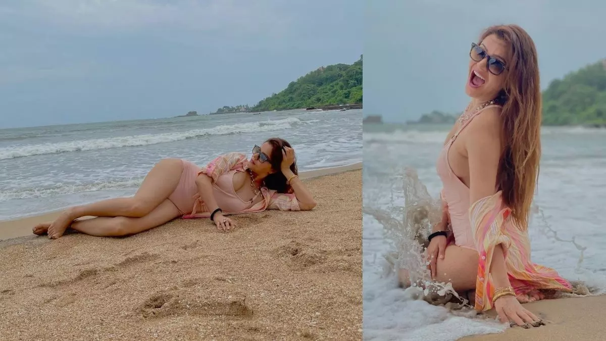 Rubina Dilaik Sexy Video: Rubina Dilaik ने बीच पर बिकिनी पहनकर दिखाया बोल्ड अवतार, अकेले में ये देखें Sexy Video