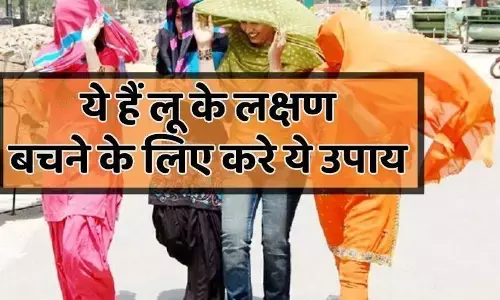 जानिए लू लगने के लक्षण और इससे बचने के सरल उपाय जानिए लू लगने के लक्षण और इससे बचने के सरल उपाय