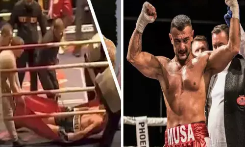 लाइव मुकाबले के दौरान फेमस बॉक्सर की मौत, सामने आई ये वजह, देखें वीडियो