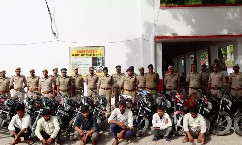 प्रयागराज: कुख्यात टाइगर गैंग का भंडाफोड़, आधा दर्जन शातिर बदमाशों के क़ब्ज़े से दो दर्जन वाहन बरामद प्रयागराज: कुख्यात टाइगर गैंग का भंडाफोड़, आधा दर्जन शातिर बदमाशों के क़ब्ज़े से दो दर्जन वाहन बरामद