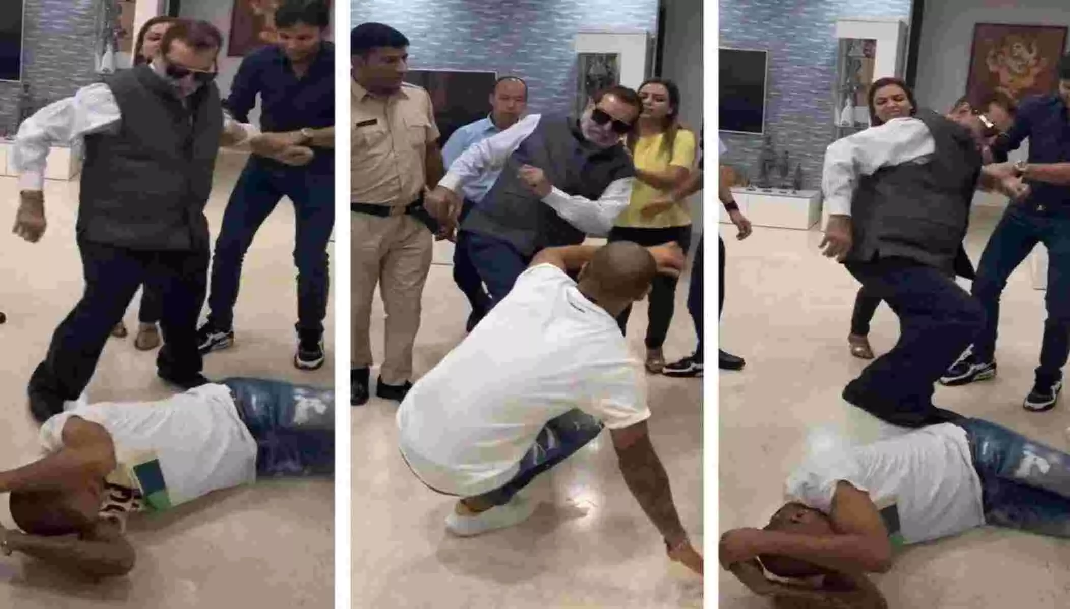 लात-घूसों से हुई शिखर धवन की पिटाई का VIDEO वायरल, प्लेऑफ में नहीं पहुंचने से नाराज थे पिता! लात-घूसों से हुई शिखर धवन की पिटाई का VIDEO वायरल, प्लेऑफ में नहीं पहुंचने से नाराज थे पिता!