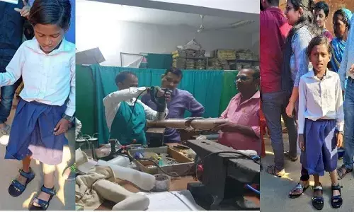 अब दोनों पैरों से दौड़ लगाएगी बिहार की छात्रा, 6 इंजीनियरों की मेहनत ने 12 घंटे में सीमा के लिए तैयार किया पैर अब दोनों पैरों से दौड़ लगाएगी बिहार की छात्रा, 6 इंजीनियरों की मेहनत ने 12 घंटे में सीमा के लिए तैयार किया पैर
