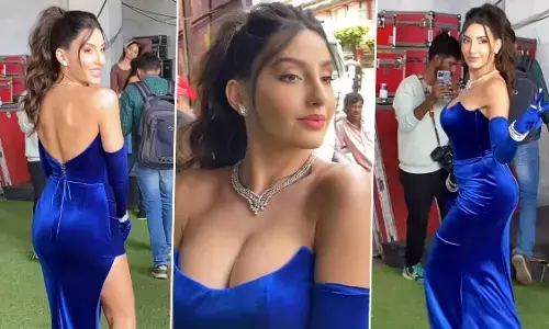 Nora Fatehi ने बॉडीकॉन ड्रेस पहनकर दिखाई सेक्सी पर्सनालिटी, Video में दिखी गजब की अदा Nora Fatehi ने बॉडीकॉन ड्रेस पहनकर दिखाई सेक्सी पर्सनालिटी, Video में दिखी गजब की अदा