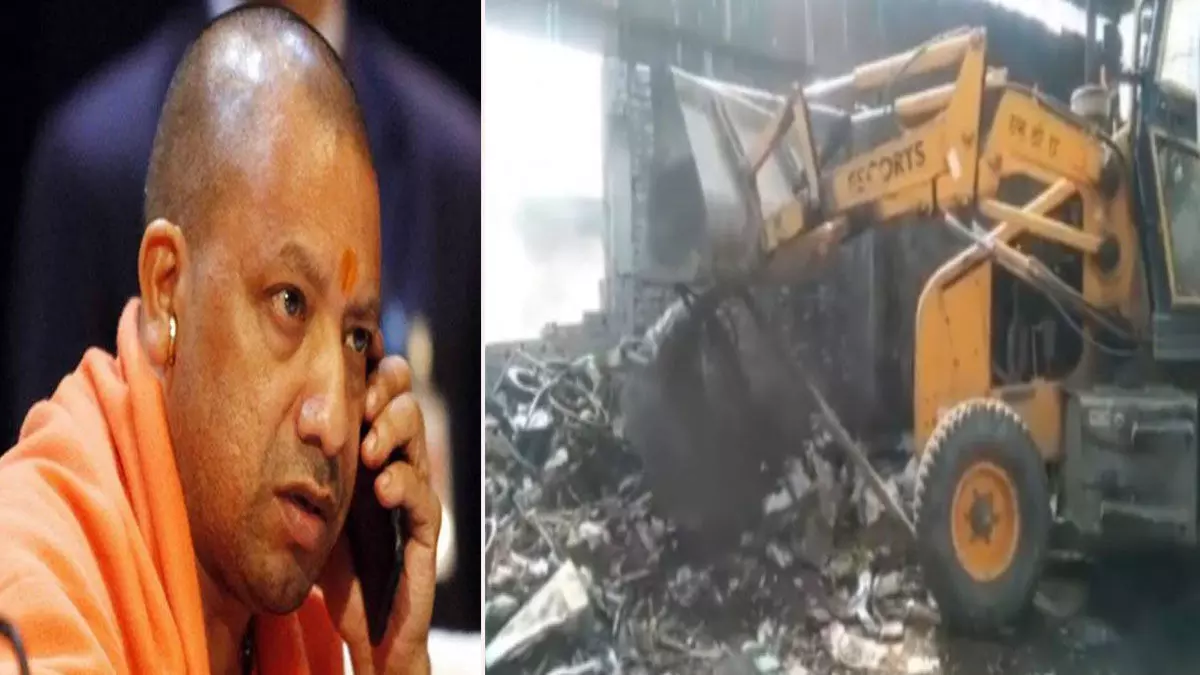 Noida news: यूपी में फिर चला योगी का बुलडोजर, 62 फार्म हाउस ध्वस्त कर करोड़ों की सरकारी जमीन कराई खाली