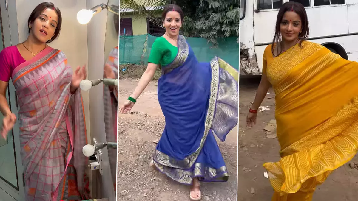 Monalisa Hot Video: भोजपुरी एक्ट्रेस मोनालिसा ने साड़ी पहनकर देसी भाभी स्टाइल में किया हॉट डांस, वायरल हुआ वीडियो