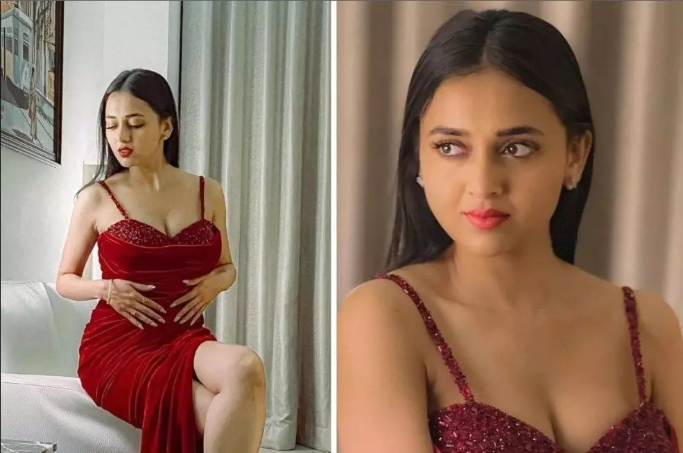 Tejaswi Prakash ने रेड हॉट गाउन में दिखाई सेक्सी पर्सनालिटी, देखें ये Hot Photos Tejaswi Prakash ने रेड हॉट गाउन में दिखाई सेक्सी पर्सनालिटी, देखें ये Hot Photos