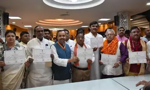 राज्यसभा के लिए भाजपा से 8 और सपा से 3 प्रत्याशी निर्विरोध निर्वाचित