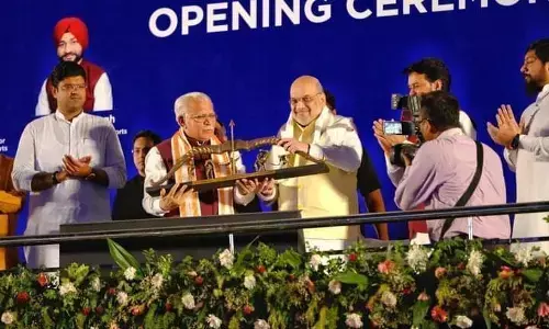 केंद्रीय गृहमंत्री अमित शाह ने पंचकुला में किया खेलो इंडिया यूथ गेम्स का उद्घाटन