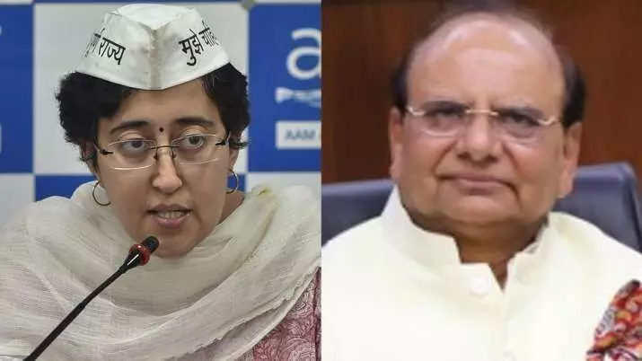उपराज्यपाल के दौरे से AAP और बीजेपी के बीच छिड़ी जुबानी जंग, आतिशी बोलीं- हर बार उल्लंघन कर रहे हैं LG