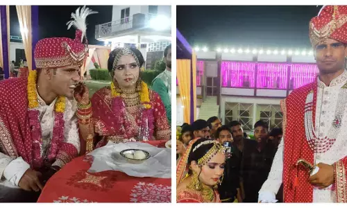 महिला थानाध्यक्ष ने सिपाही संग रचाई शादी महिला थानाध्यक्ष ने सिपाही संग रचाई शादी