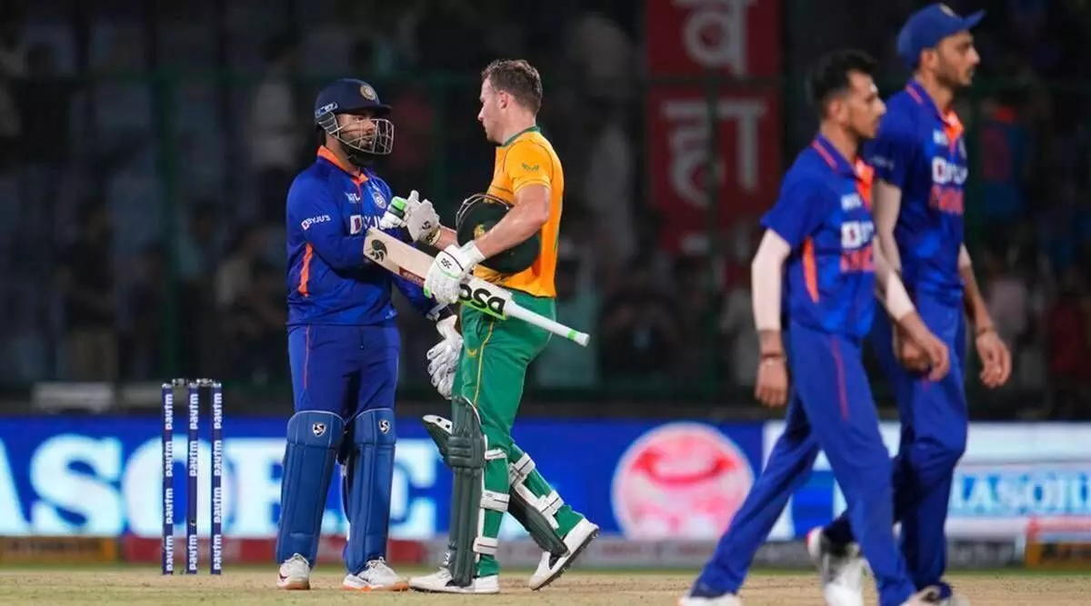तीसरे T 20 मैच में भारत ने अफ्रीका को 48 रनों से हराया तीसरे T 20 मैच में भारत ने अफ्रीका को 48 रनों से हराया