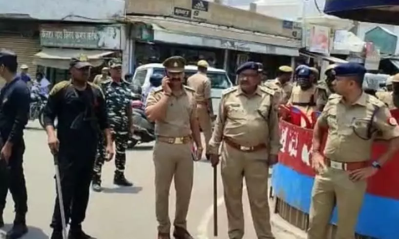 अयोध्या: जुमे की नमाज व अग्निपथ को लेकर अलर्ट रही पुलिस, मस्जिदों के बाहर तैनात भारी सुरक्षा बल