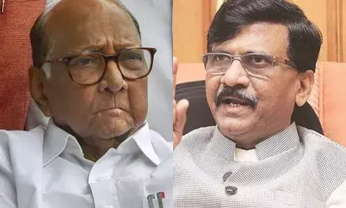 केंद्रीय मंत्री शरद पवार को धमका रहे - महाराष्ट्र संकट के बीच शिवसेना के संजय राउत का आरोप केंद्रीय मंत्री शरद पवार को धमका रहे - महाराष्ट्र संकट के बीच शिवसेना के संजय राउत का आरोप