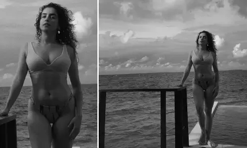 Sanya Malhotra Sexy Video Photo: सान्या मल्होत्रा ने बिकनी में शेयर की Sexy फोटो