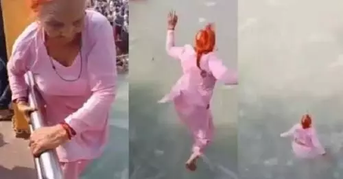 हरिद्वार गंगा नदी में छलांग लगाने वाली 75 साल की दादी कौन हैं? हरिद्वार गंगा नदी में छलांग लगाने वाली 75 साल की दादी कौन हैं?