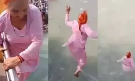 हरिद्वार गंगा नदी में छलांग लगाने वाली 75 साल की दादी कौन हैं? हरिद्वार गंगा नदी में छलांग लगाने वाली 75 साल की दादी कौन हैं?