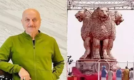 अशोक स्तंभ के सिंह पर बोले अनुपम खेर- स्वतंत्र भारत का शेर है, ज़रूरत पड़ी तो काट भी सकता है