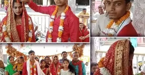 आजमगढ़ में टूट गई धर्म की दीवार:  मुस्लिम लड़की ने बदला धर्म, हिंदू बनकर लड़के से रचाई शादी