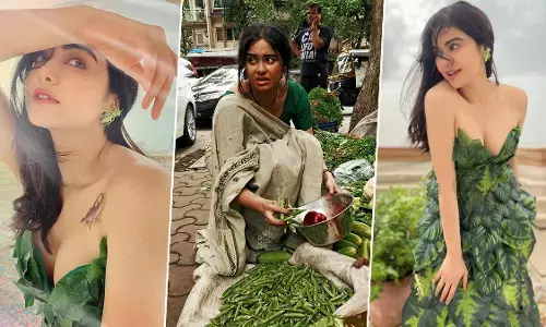 Adah Sharma Sexy Video Photos: कमांडो एक्ट्रेस अदा शर्मा को पहचानना हुआ मुश्किल, पत्तियों से बना गाउन पहन दिए सेक्सी पोज Adah Sharma Sexy Video Photos: कमांडो एक्ट्रेस अदा शर्मा को पहचानना हुआ मुश्किल, पत्तियों से बना गाउन पहन दिए सेक्सी पोज