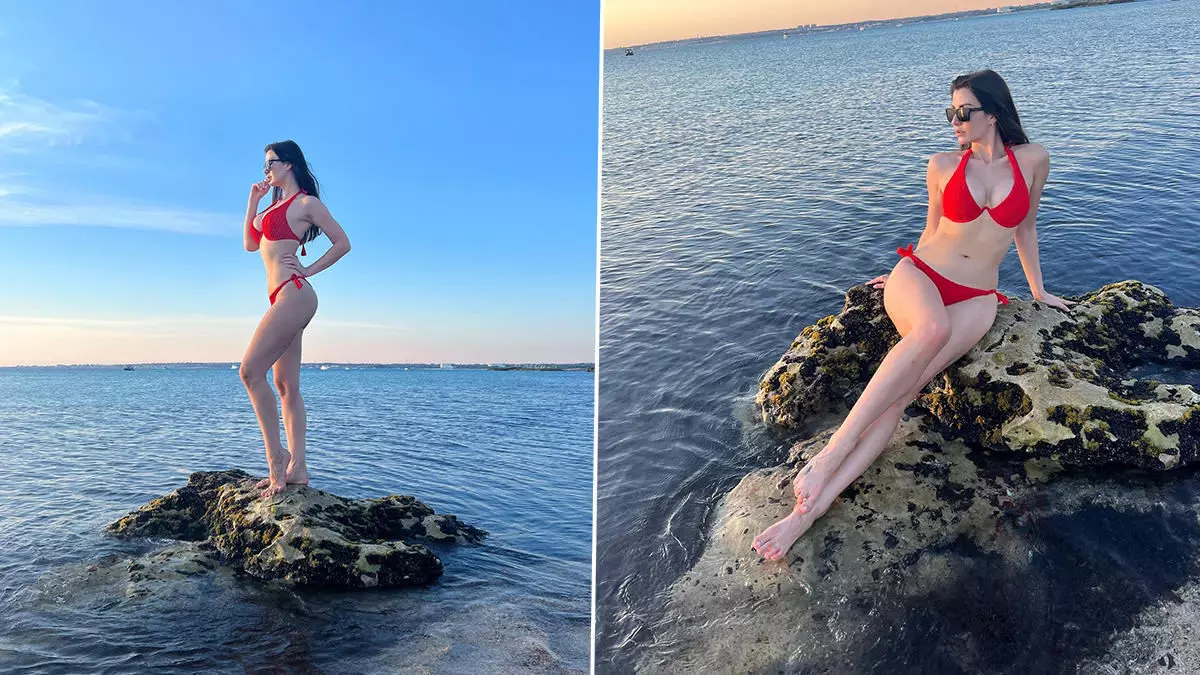 Giorgia Andriani  Sexy Photo video: Arbaaz Khan की गर्लफ्रेंड Giorgia Andriani ने रेड हॉट बिकनी में ढाया कहर, यूजर्स के उड़े होश