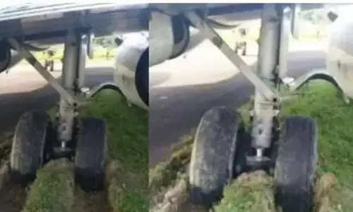 असम मे इंडिगो विमान रनवे से फिसला, बाल बाल बचे यात्री ,कोई हताहत होने की खबर नही असम मे इंडिगो विमान रनवे से फिसला, बाल बाल बचे यात्री ,कोई हताहत होने की खबर नही