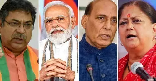 भाजपा के राजस्थान प्रदेश अध्यक्ष सतीश पूनिया ने नया बयान देकर मचा दिया हड़कंप, राजनाथ, मोदी, वसुंधरा राजे समेत कई नेता आए चपेट में भाजपा के राजस्थान प्रदेश अध्यक्ष सतीश पूनिया ने नया बयान देकर मचा दिया हड़कंप, राजनाथ, मोदी, वसुंधरा राजे समेत कई नेता आए चपेट में
