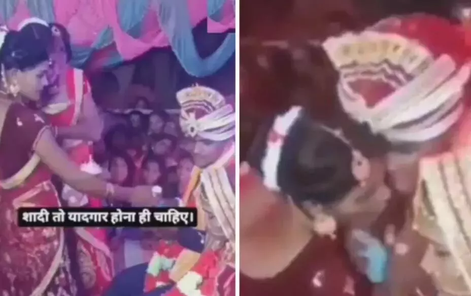 स्टेज पर साली ने जीजा के साथ कर दिया ऐसा काम कि लोग देखकर रह गए हैरान, देखें- वीडियो