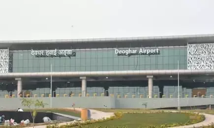 दिल्ली से बाबा धाम देवघर की फ्लाइट आज से शुरू, पहली VIP लैडिंग कराएंगे सांसद राजीव प्रताप रूढ़ी दिल्ली से बाबा धाम देवघर की फ्लाइट आज से शुरू, पहली VIP लैडिंग कराएंगे सांसद राजीव प्रताप रूढ़ी