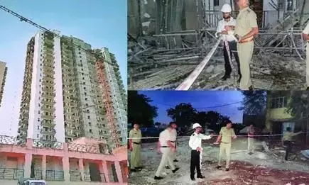 17वीं मंजिल से गिरे पांच मजदूर, साथियों ने बयां किया हादसे का वो खौफनाक मंजर 17वीं मंजिल से गिरे पांच मजदूर, साथियों ने बयां किया हादसे का वो खौफनाक मंजर