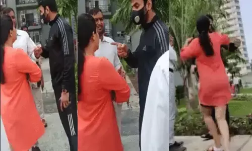 नोएडा में BJP नेता ने महिला को दी गालियां, मारा धक्का, Video वायरल होने के बाद FIR दर्ज नोएडा में BJP नेता ने महिला को दी गालियां, मारा धक्का, Video वायरल होने के बाद FIR दर्ज