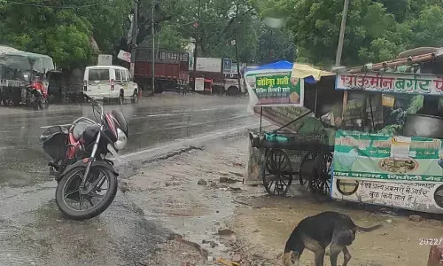 एटा में शिव मंदिर के पास दोनों ओर बिक रही है मांसाहारी बिरयानी, स्थानीय लोगों में रोष।