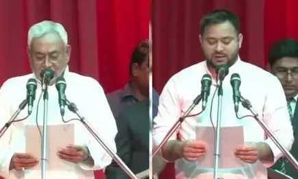 बिहार में नीतीश की 8वीं पारी शुरू, सीएम पद की ली शपथ, तेजस्वी की भी हुई ताजपोशी