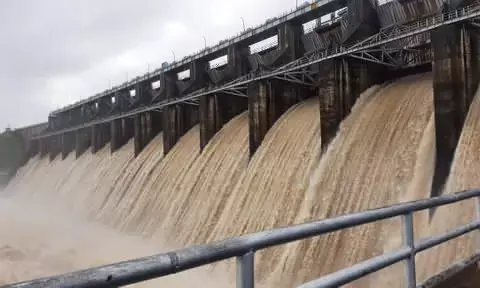 तवा डैम के सभी 13 गेट 10-10 फीट तक खोले गए
