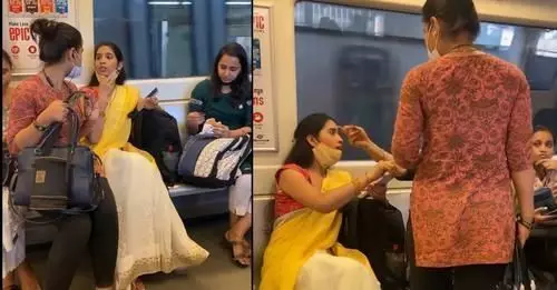Video of Delhi Metro went viral, Video ,Delhi Metro , viral