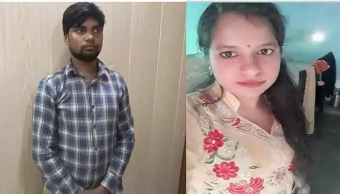 पत्नी का गला काटकर कर  दी  हत्या ,फिर ससुरालियों को किया फोन,घटना की जानकारी मिलते ही पुलिस ने आरोपी पति को किया गिरफ्तार