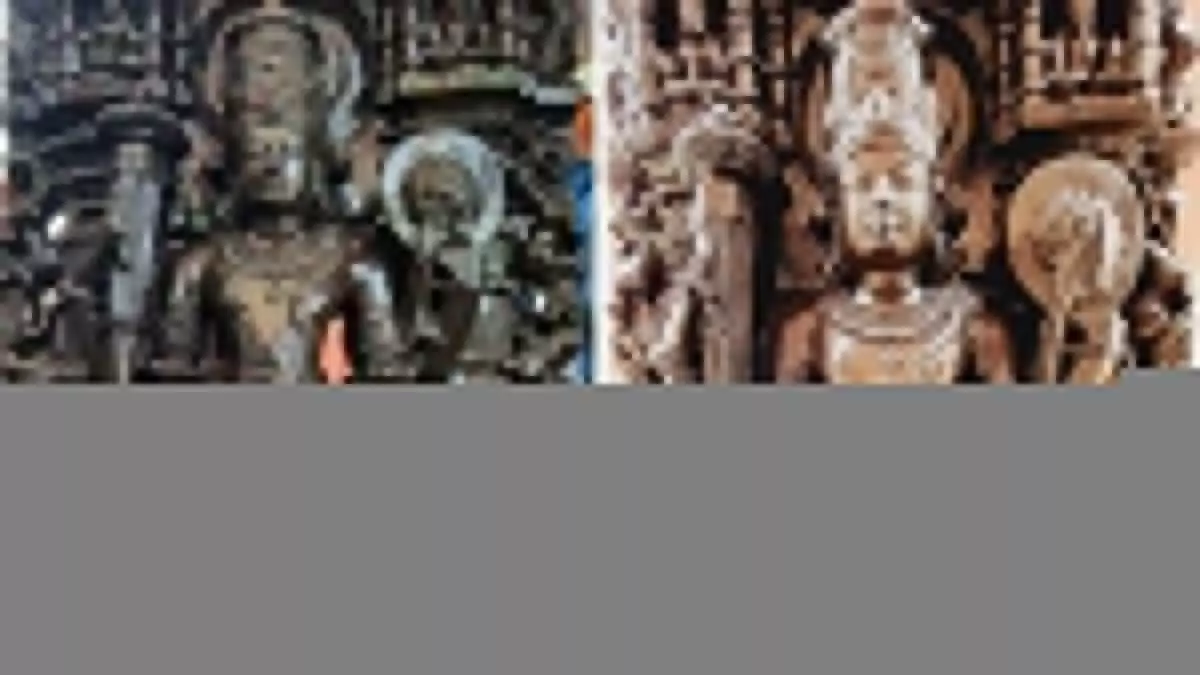 खुदाई के दौरान निकली भगवान विष्णु की प्राचीन मूर्ति, बडी संख्या मे ग्रमीणो की उमडी भीड