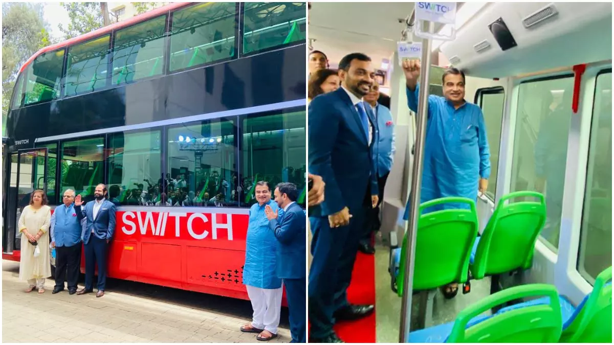 अशोक लीलैंड की इलेक्ट्रिक डबल डेकर बस को लॉन्च करते हुए, नितिन गडकरी ने कहा मुझे बहुत खुशी है तो जानिए क्या खूबियां अशोक लीलैंड की इलेक्ट्रिक डबल डेकर बस को लॉन्च करते हुए, नितिन गडकरी ने कहा मुझे बहुत खुशी है तो जानिए क्या खूबियां