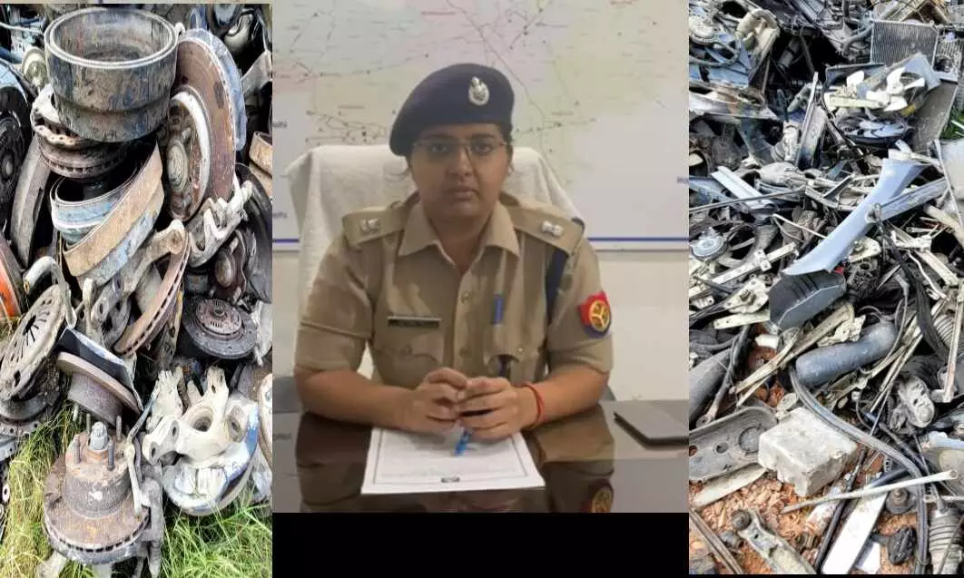 तीन करोड़ के सामान समेत गाजियाबाद पुलिस ने गाड़ी चोर पकड़े, गोदाम में सामान देख हैरान रह गई पुलिस