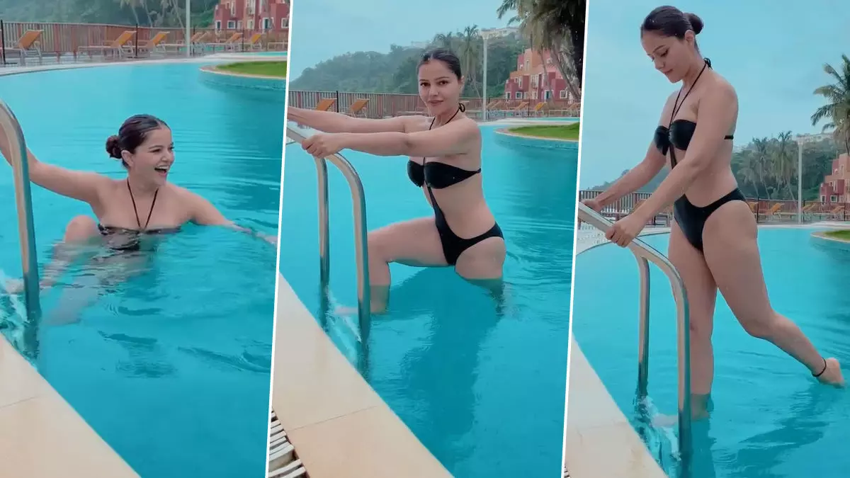 Rubina Dilaik Sexy Video Photos: रुबीना दिलैक ने ब्लैक बिकिनी पहनकर ढाया कहर Rubina Dilaik Sexy Video Photos: रुबीना दिलैक ने ब्लैक बिकिनी पहनकर ढाया कहर