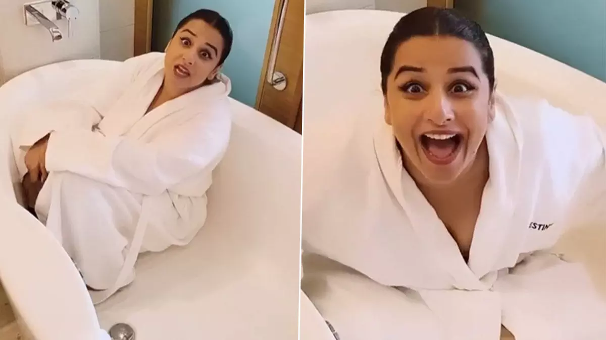 Vidya Balan Sexy Video Photos: Vidya Balan का लेटेस्ट बाथरूम Video हुआ Viral, बाथटब में करती दिखी शरारत Vidya Balan Sexy Video Photos: Vidya Balan का लेटेस्ट बाथरूम Video हुआ Viral, बाथटब में करती दिखी शरारत