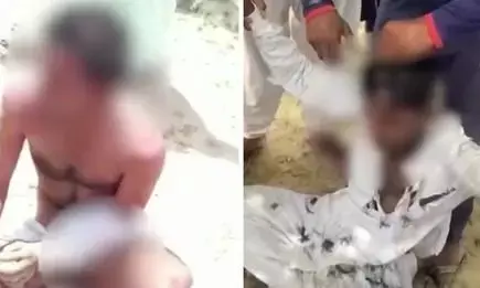 राजस्थान में नाबालिग से प्रेम करने की सजा, समुदाय विशेष के युवक को लोगों ने पीटा, बाल काटे और बाइक में लगाई आग
