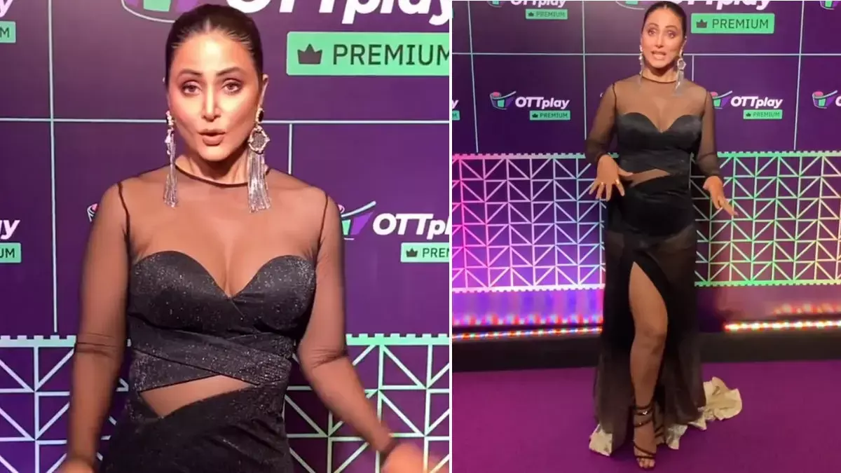 Hina Khan Sexy Video Photos: Khan के फैशन ने रेड कारपेट पर छुड़ाए उनके पसीने, ब्लैक गाउन और हील्स में ऐसा Video हुआ Viral Hina Khan Sexy Video Photos: Khan के फैशन ने रेड कारपेट पर छुड़ाए उनके पसीने, ब्लैक गाउन और हील्स में ऐसा Video हुआ Viral
