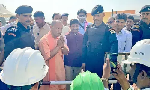 Chief Minister inspected Noida International Airport