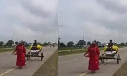 Breaking News : दो वक्त की रोटी के लिए विधवा मां बनी बैल, बच्चों को बैलगाड़ी में बिठाकर पैदल तय किया सफर,वीडियो वायरल Breaking News : दो वक्त की रोटी के लिए विधवा मां बनी बैल, बच्चों को बैलगाड़ी में बिठाकर पैदल तय किया सफर,वीडियो वायरल