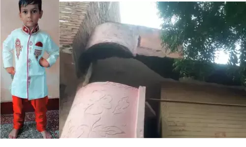 गाजियाबाद में मकान छज्जा गिरने से बच्चे की मौत