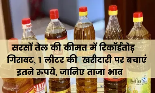 Sarso Tel Ka Bhav: सरसों तेल के भाव सातवें आसमान से हुए धड़ाम, जानिए आज के ताजा रेट
